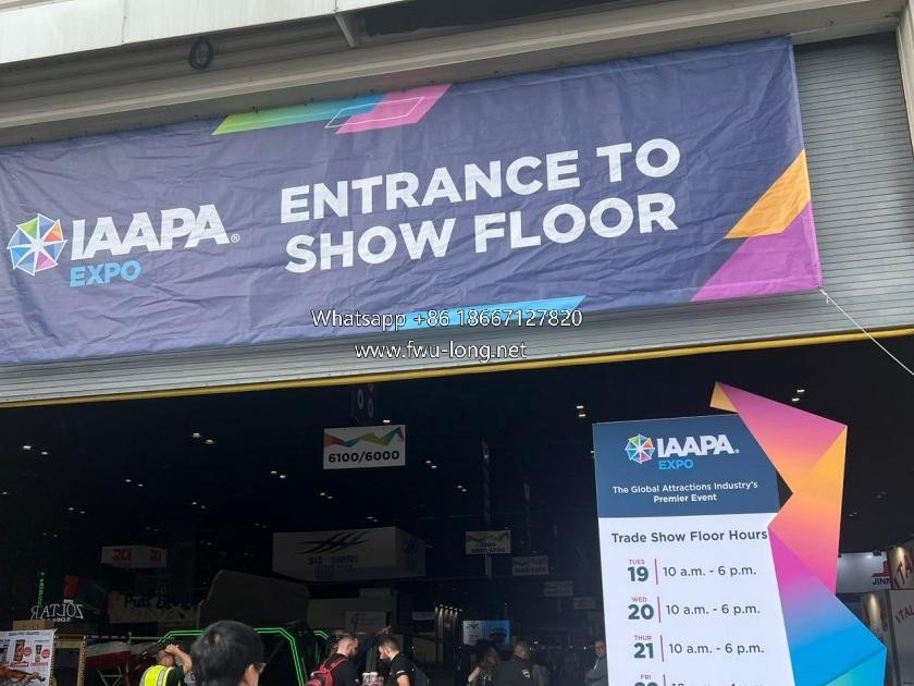 Fwu-long booth at 2024 IAAPA Orlando USA amusement expo