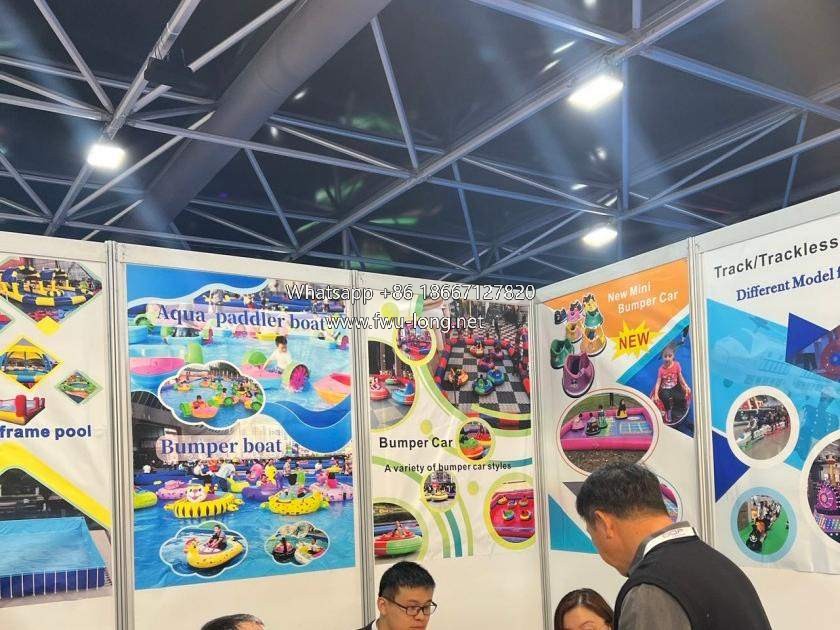 Fwu-long bumper car display at 2024 IAAPA Expo Europe Amsterdam.jpg