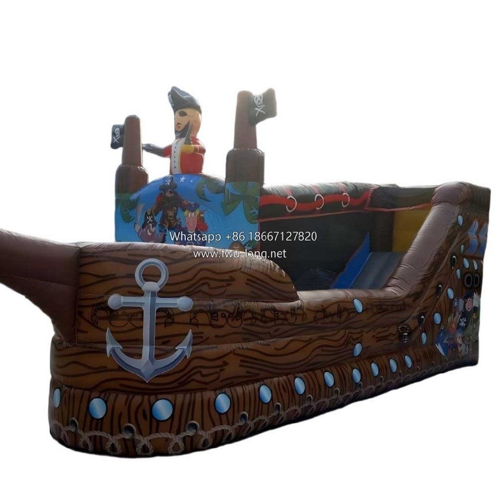 Pirate Ship Inflatable Funny City For Kids Carnival Rental A20094