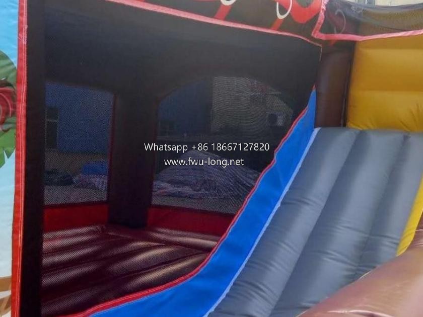 reinforced stitching safety detail of inflatable pirate play city.jpg