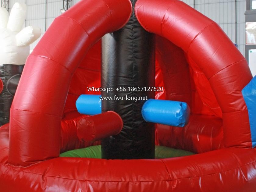 Interior bounce, slide and animal pattern print detail of inflatable play city (2).jpg
