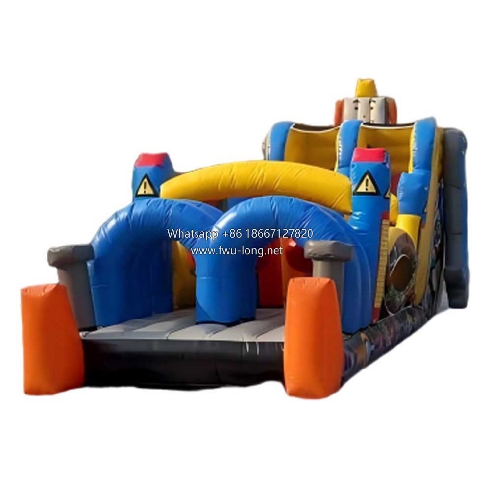 Multi Obstacle Inflatable Fun City A20070
