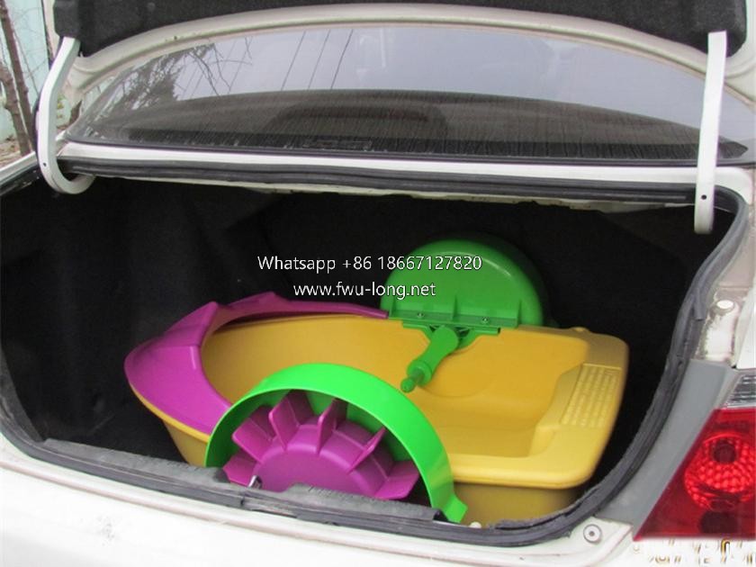 Packing and portable storage view of small kids paddle boat (2).jpg