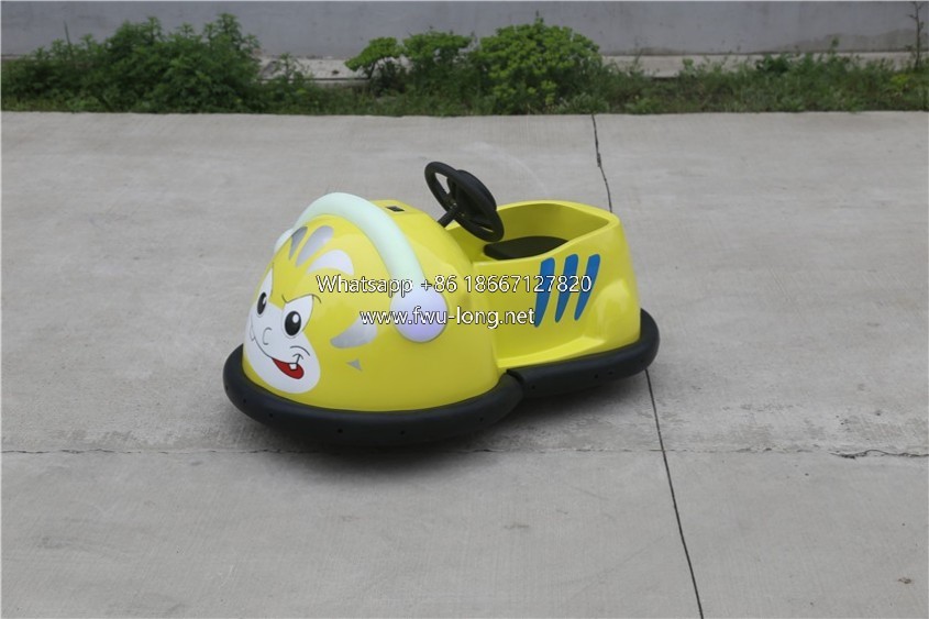 Full body view of commercial kid drift electric bumper car.JPG