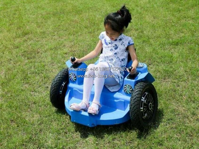 Metal bracket and fiberglass shell structural detail of grass bumper car.JPG