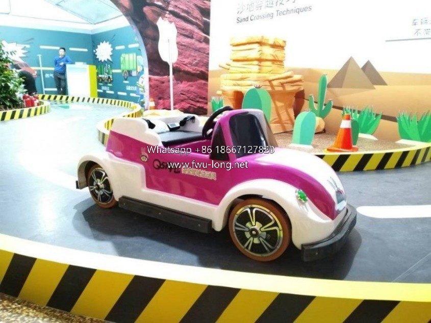 Children real driving experience scene inside indoor mall playground.jpg