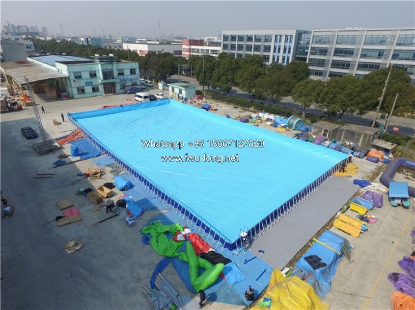 Custom Size Galvanized Steel Commercial Frame Pool 0.9mm Plato PVC Liner For Resort Water Park.JPG