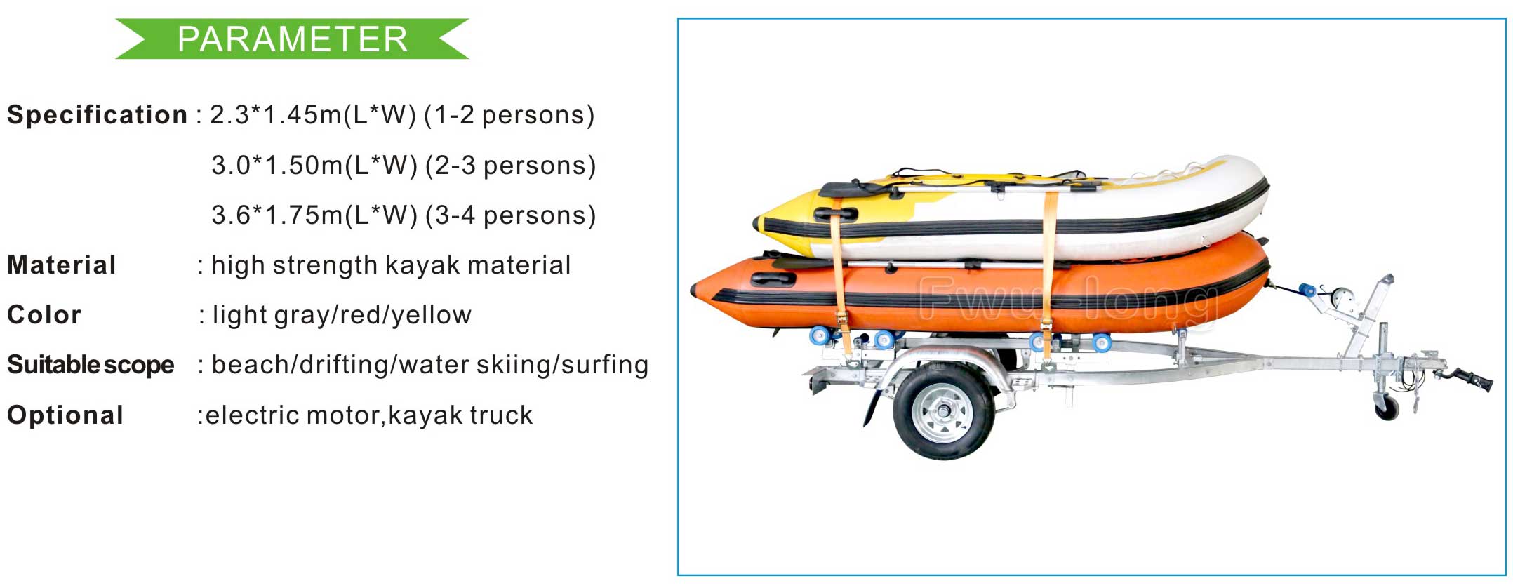 Inflatable Kayak FLIB